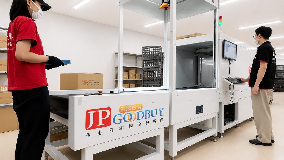 JPGOODBUY 越境EC物流の作業風景