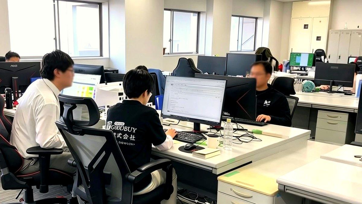 通関・書類業務の様子