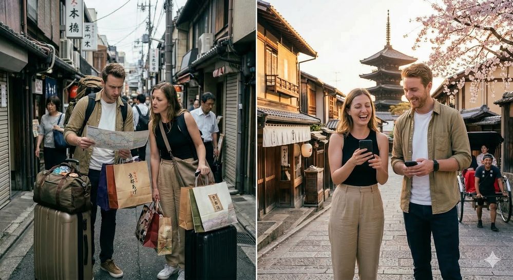 日本観光を楽しむ